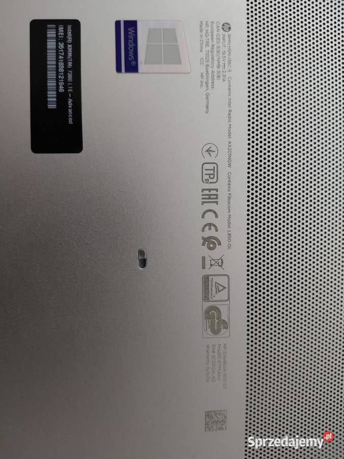 HP elitebook g7 intel core i5 8GB ram dysk 500GB Tereszpol-Zaorenda sprzedam