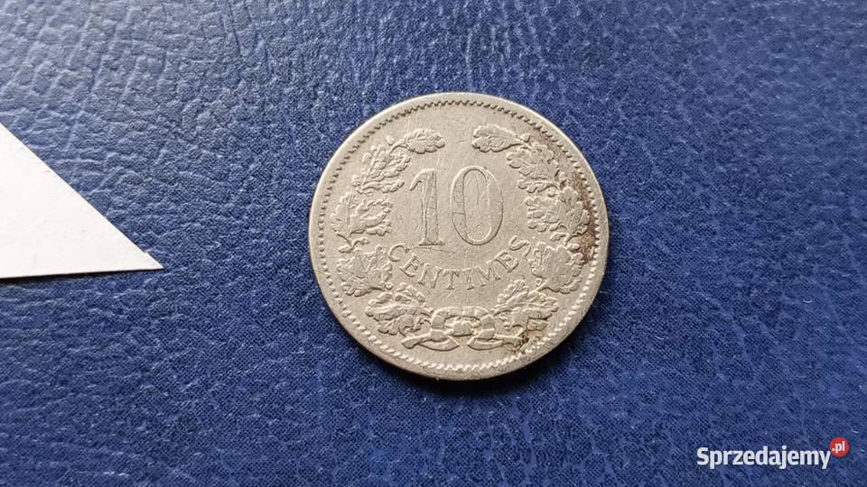Stare monety 10 centimes 1901 Luksemburg Lesko