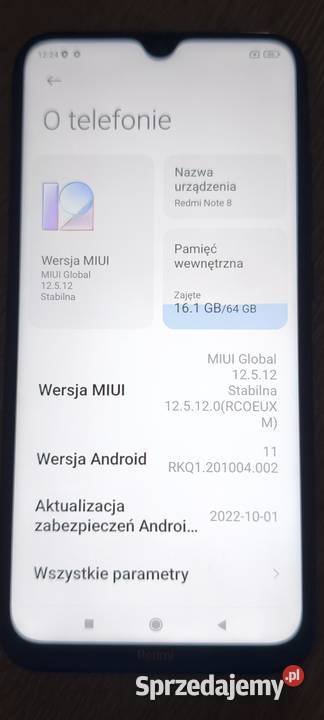 Telefon Redmi 8 Note Tychy