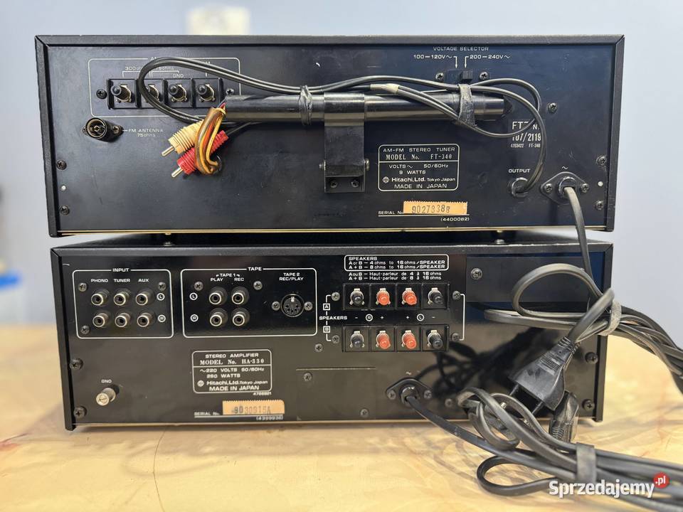 HITACHI HA330 and HITACHI FT340 Łapy