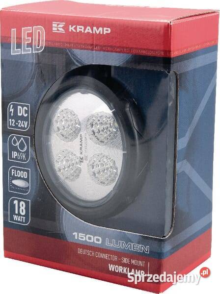 Lampa robocza LED okrągła 18W 1500 lm 1030V sprzedam