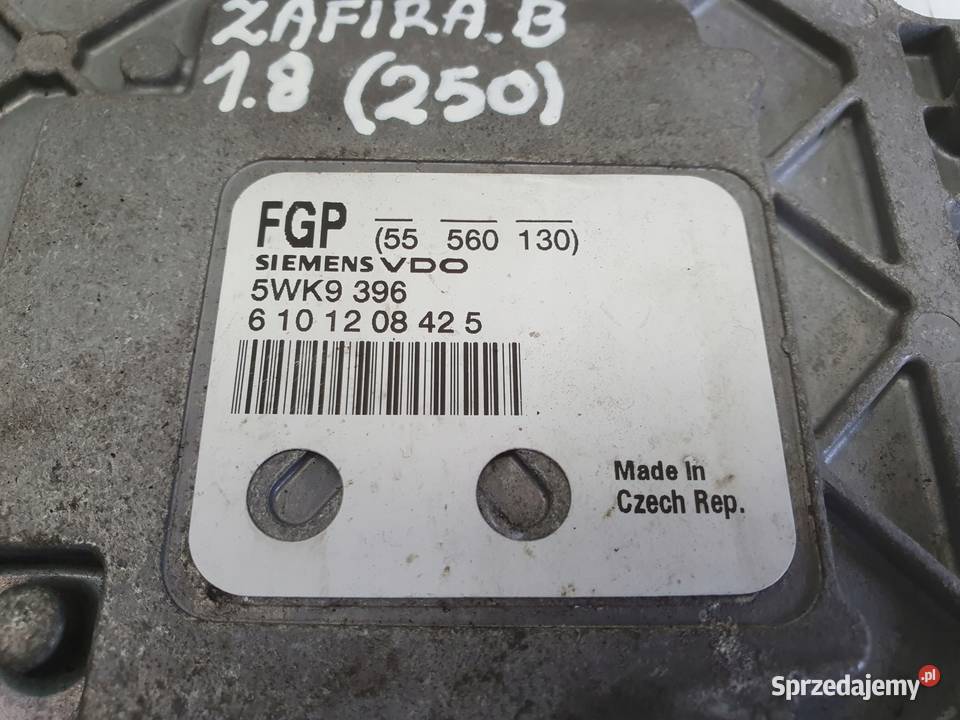 Opel Zafira B 18 16V STEROWNIK SILNIKA komputer Rudka