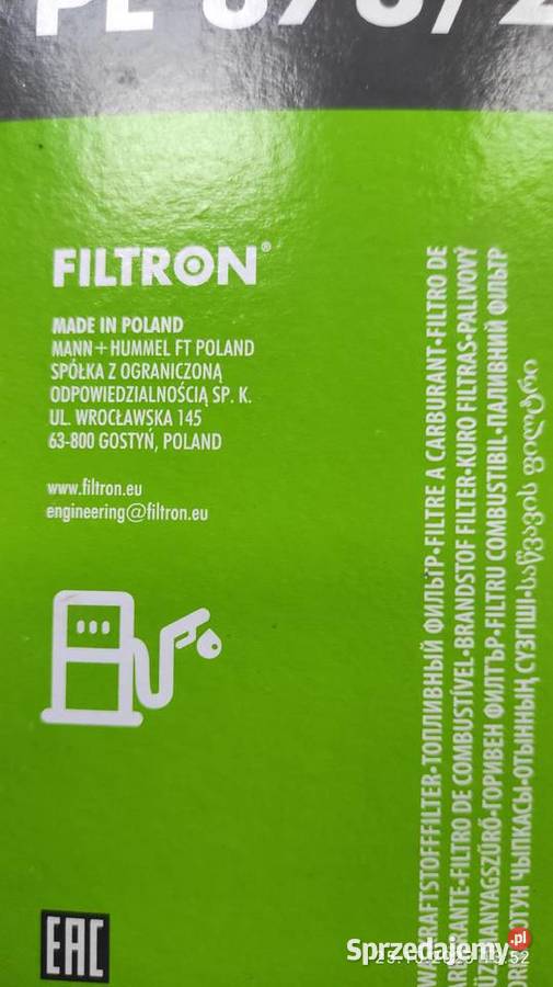 FILTR PALIWA PE8782 FILTRON IVECO DAILY IV dostawcze