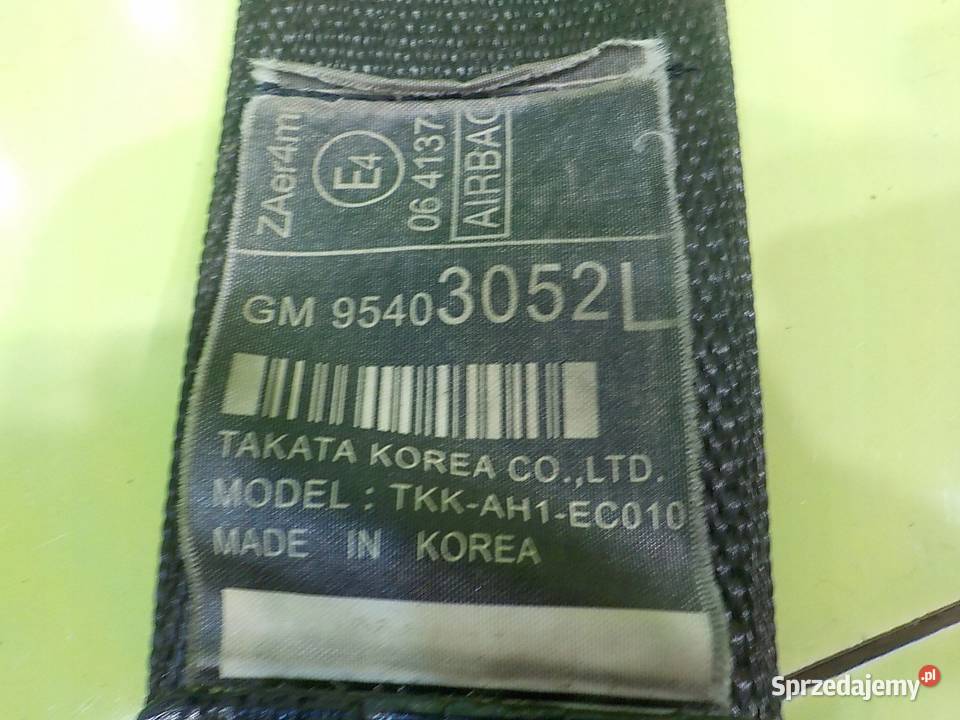 OPEL MOKKA I 16 B 15r pas bezpieczenstwa lewy Suków