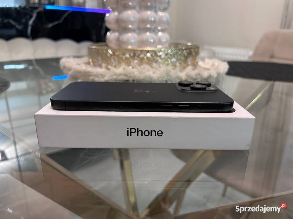 iPhone 15 Pro 256GB Czarny Na gwarancji Stan Nysa sprzedam