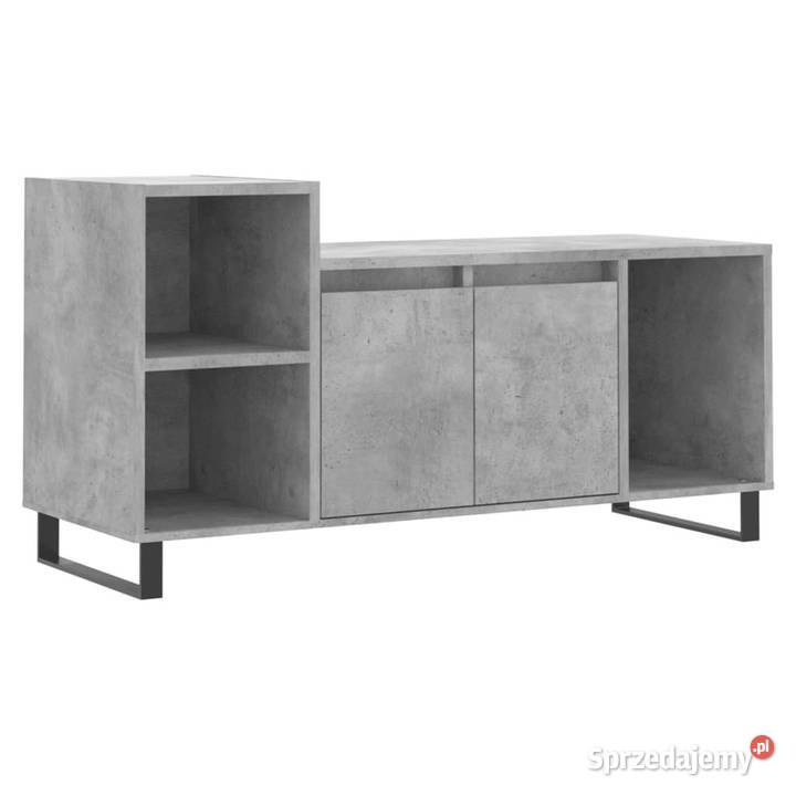 Szafka pod TV szarość betonu 100x35x55 WM831328