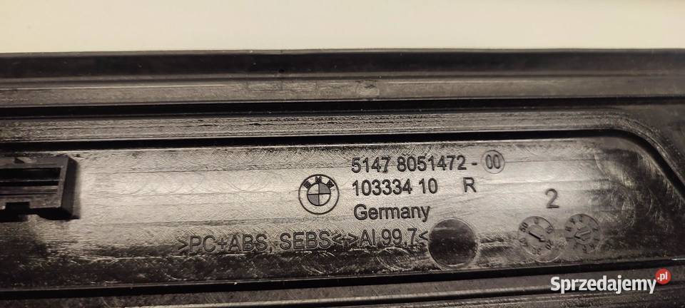 BMW F20 LISTWY NAKŁADKI PROGOWE KOMPLET MPAKIET