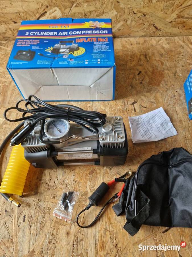 KOMPRESOR SAMOCHODOWY DWUTŁOKOWY 12V 135V Głogowa sprzedam