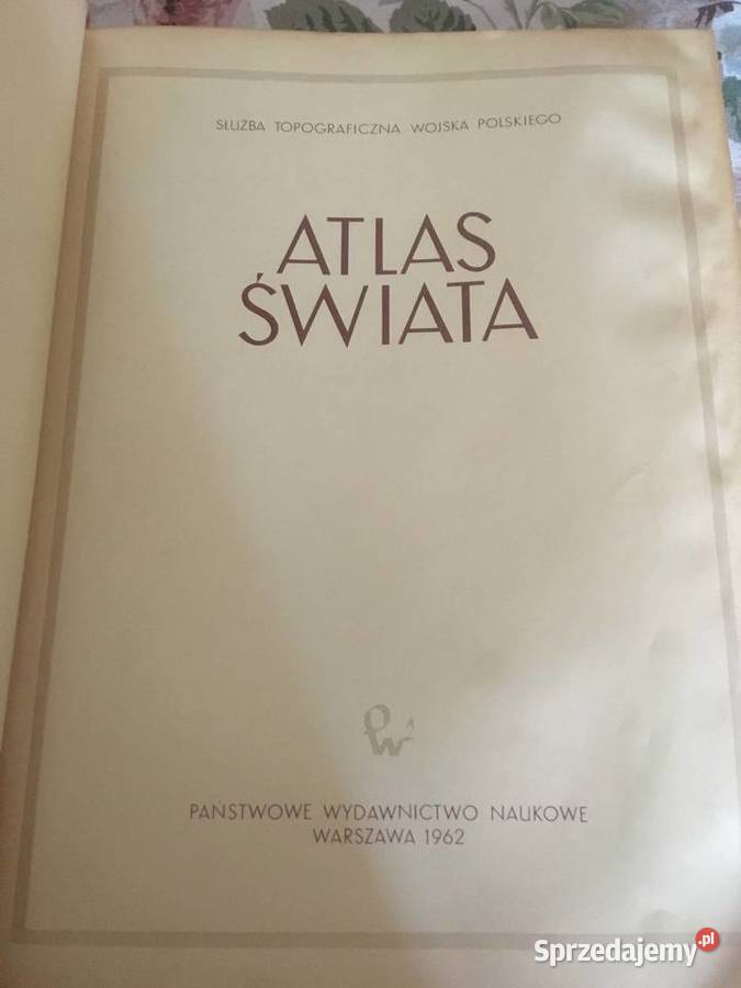 Atlas Świata PWN 1962 Zielonka