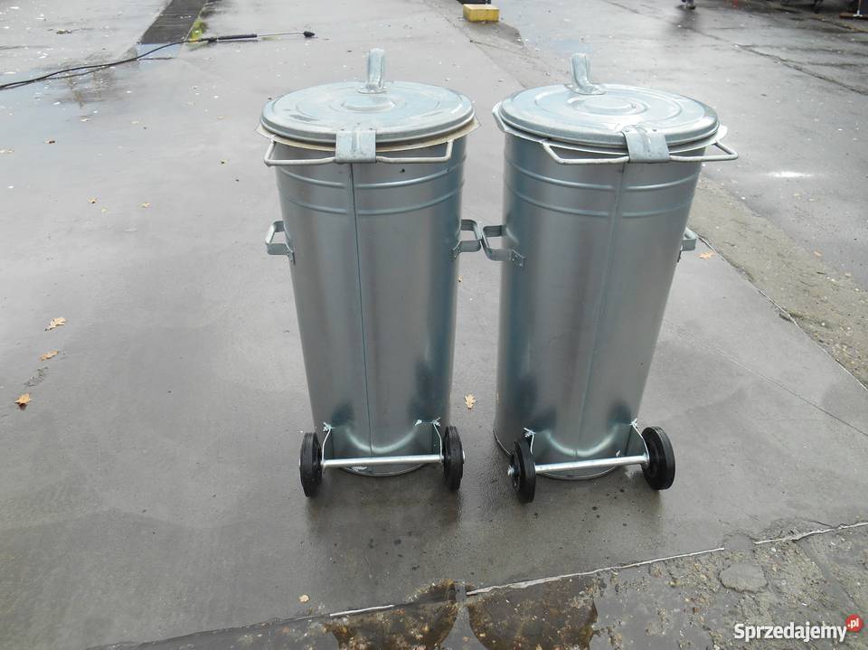 pojemniki 110 L ocynk używany stan sprzedam