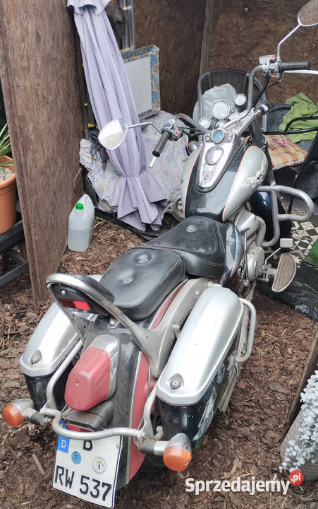 Motocykl Chopper Kinroad XT12516 na niemieckich