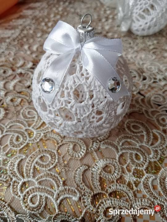 Ozdoby choinkowe ręcznie szydełkowane Gostynin
