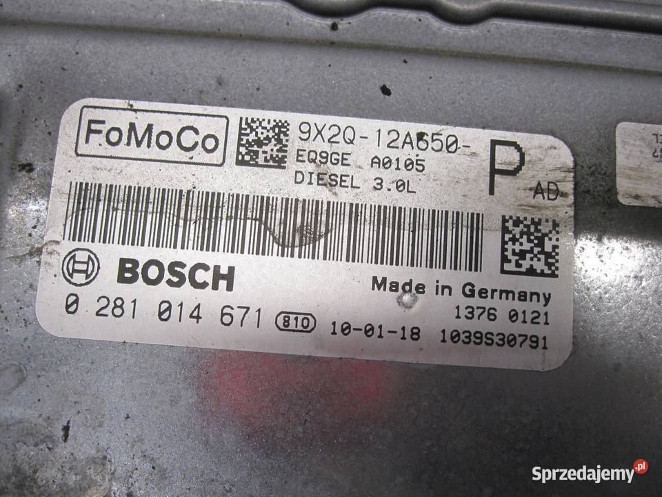 JAGUAR XF 10r sterownik komputer silnika Kielce