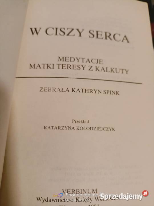 W ciszy serca Spink książki Warszawa księgarnia sprzedam