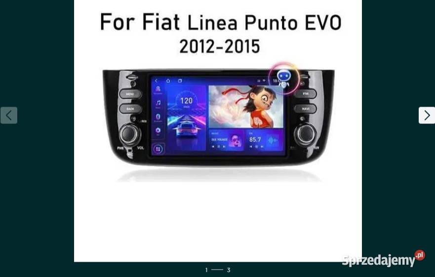Radio Android Fiat Linea Grande Punto 20122015 śląskie