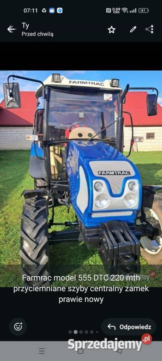 Ciągniki Escort Farmrac 555 DTC Dobrowoda