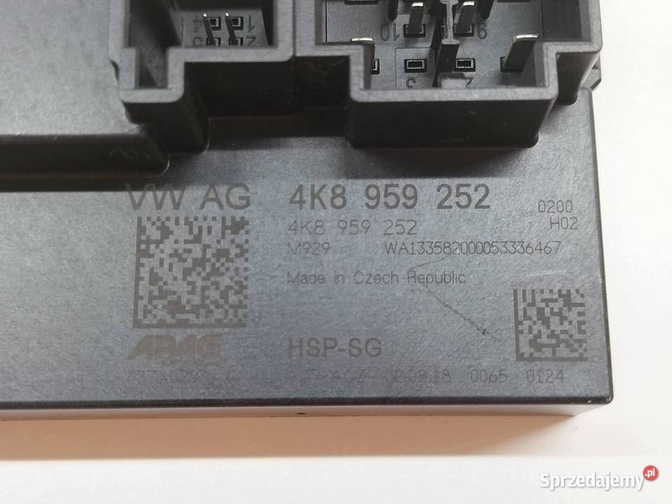 MODUŁ KLAPY BAGAŻNIKA 4K8959252 Audi A7 II świętokrzyskie