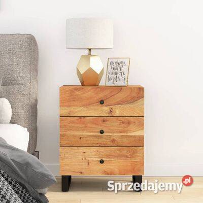 vidaXL Szafka nocna 50x33x62 lite drewno Warszawa