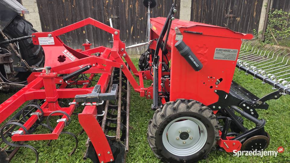 Siewnik EUROMASZ SR 30 Agregat AGROMIX 1020 mało łódzkie Irenów