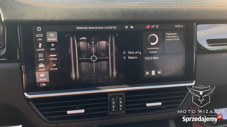 Polskie Menu USAEU PORSCHE Macan Panamera Poznań