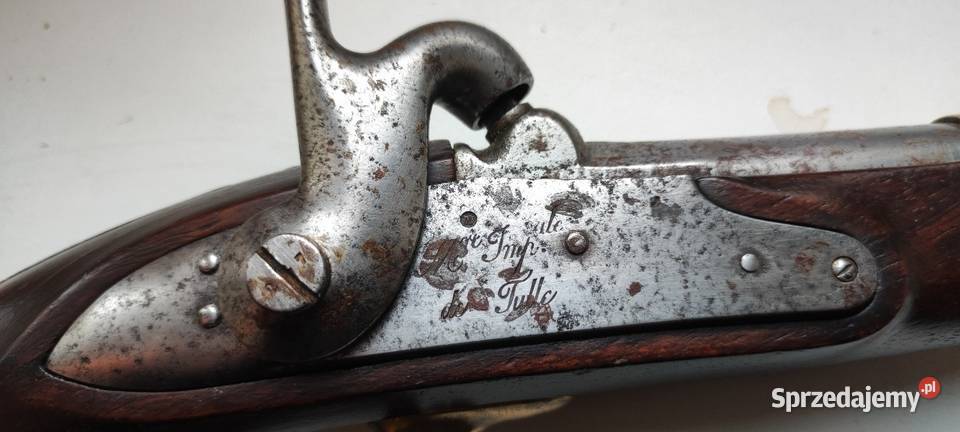 Stary pistolet Francja bojowy oficerski XIXw Wrocław sprzedam