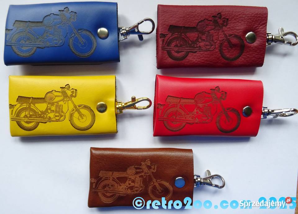 Etui brelok skórzane skóra MZ TS 2501 DDR podkarpackie Krosno sprzedam