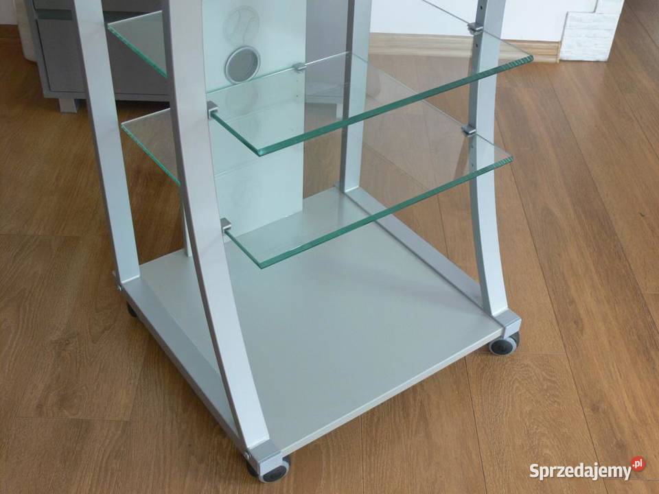 Stolik szafka pod sprzęt audio szkło Jasło