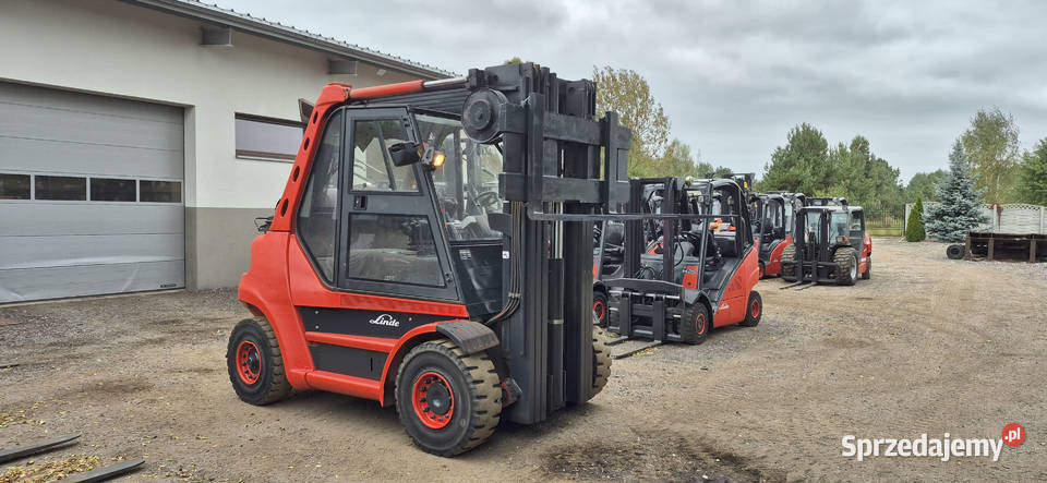 Wózek Widłowy Linde H60T 2560 mth Triplex 570 m gaz Małkinia Górna