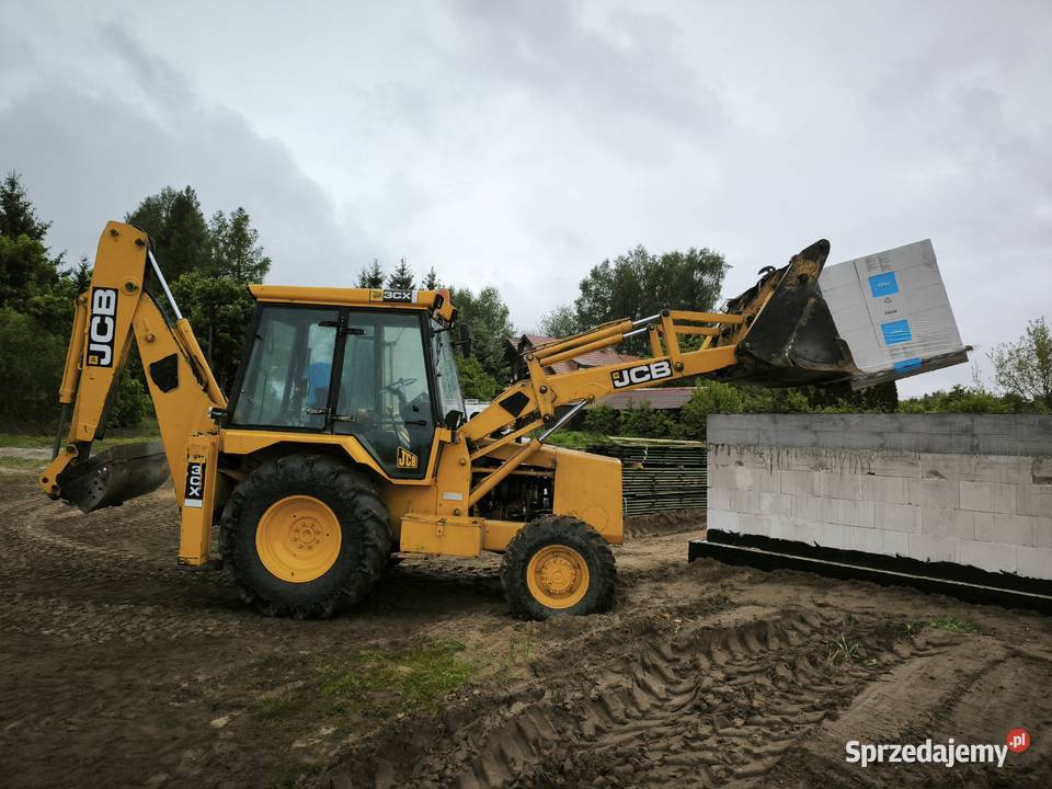 Koparkoładowarka JCB 3CX Turbo 4x4 komplet łyżek Ostróda