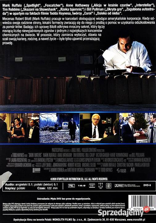 MROCZNE WODY MARK RUFFALO Kalisz sprzedam