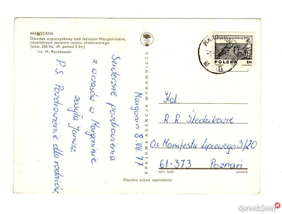 MARGONIN POCZTÓWKA Krynki