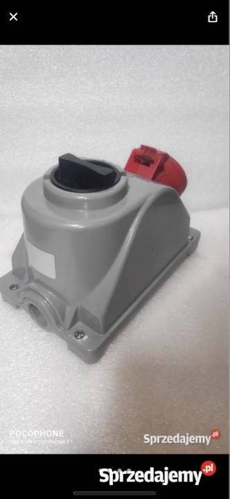 Gniazdo Elektryczne hermetyczne Pce szary PCE Gliwice