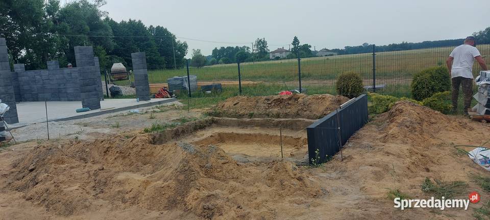 Siedlisko pod gryla Palenisko z kostki brukowej mazowieckie Wyszogród