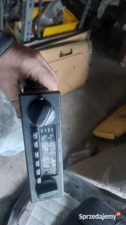 Radio Becker Europa Mercedes W123 pomorskie Bytów