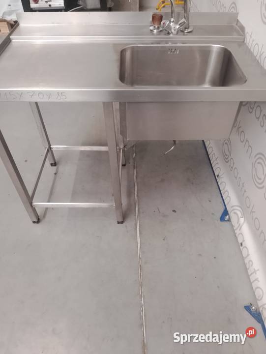 Stół załadowczy ze zlewem zawieszany 115x70x85 dolnośląskie Wrocław