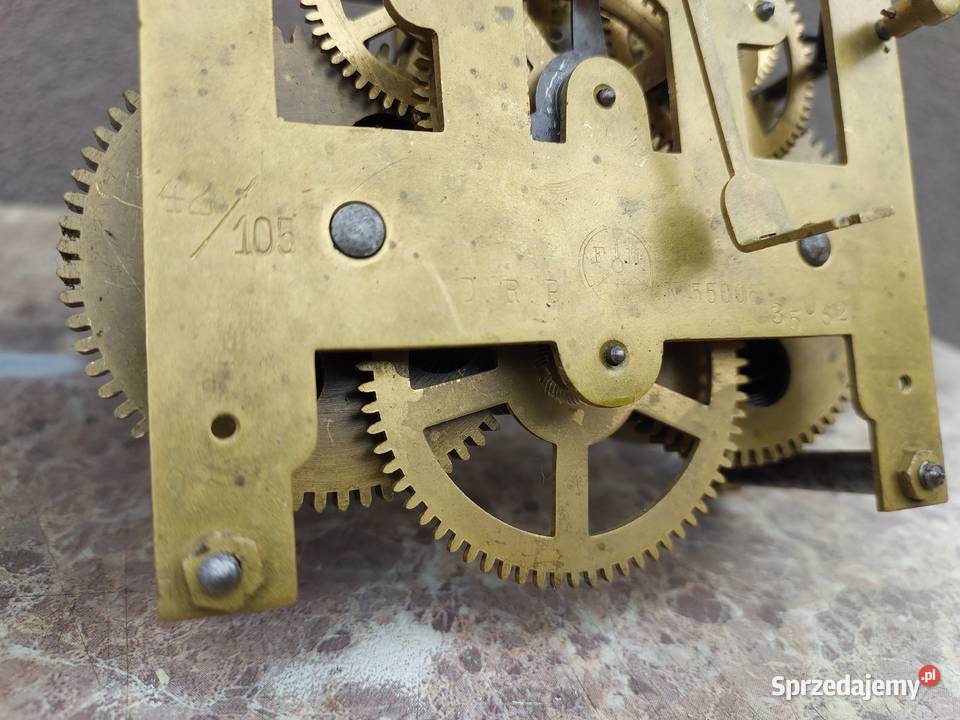 M127 Mechanizm starego zegara ściennego FMS Tczew
