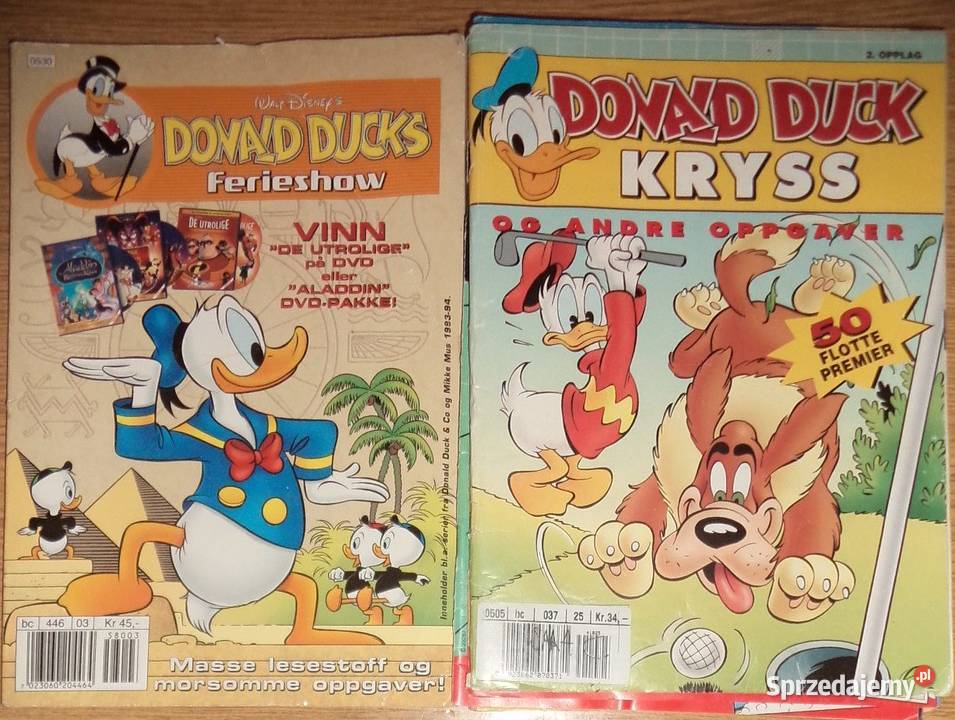 21x comics komiksy Donald Duck Kaczor Tales Norwegian Oslo