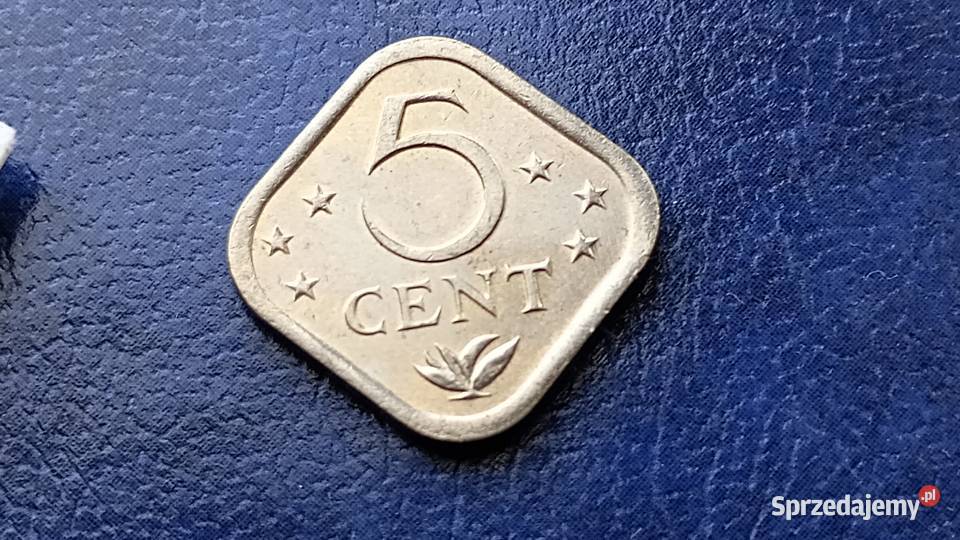 Stare monety 5 cent 1980 Antyle Holenderskie Lesko