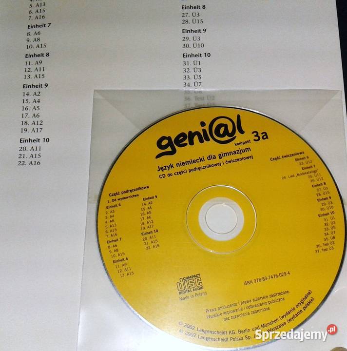 Genial 3A H Funk M Koenig U Koithan T Scherling Rok wydania 2007 lubelskie Chełm