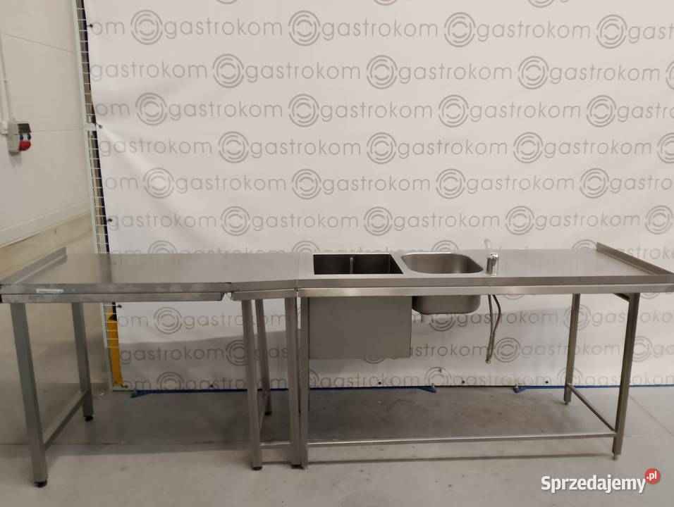 STÓŁ BAROWY Z KOMORĄ NA LÓD I ZLEWEM 185X65X85 Wrocław