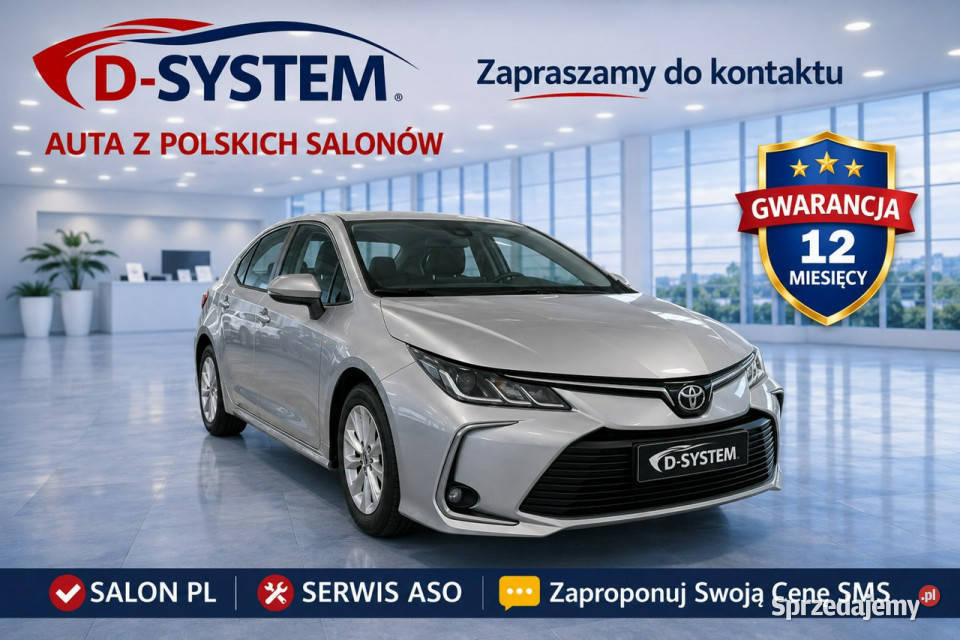 Toyota Corolla 23r Salon Polska 18 HYBRID 1wł serwisowany w ASO Samochody osobowe Białystok