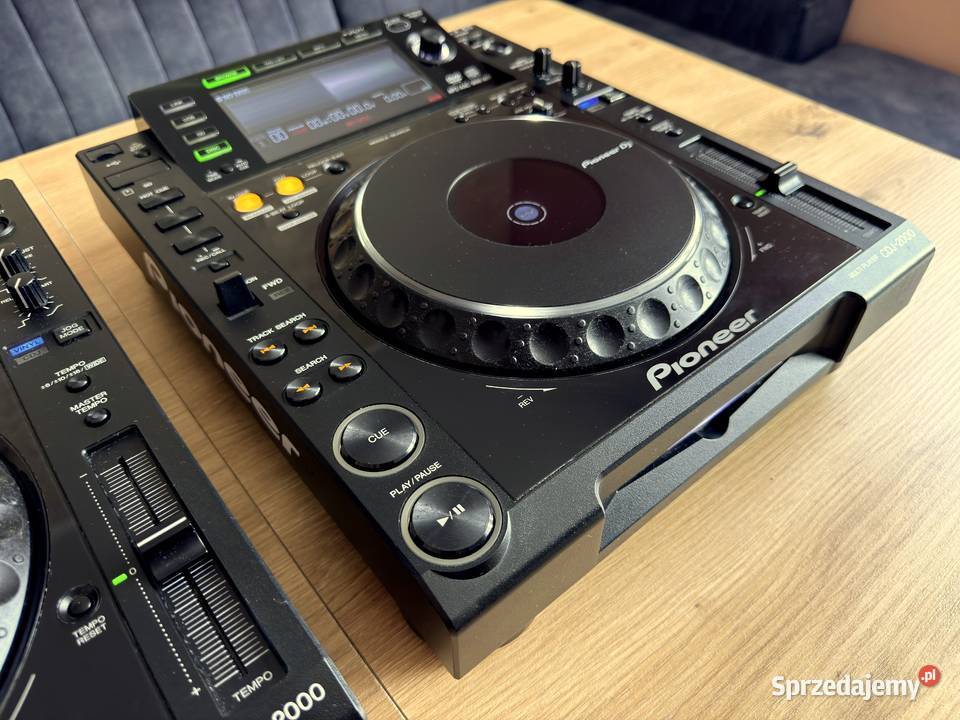 2x Pioneer CDJ 2000 100 Sprawne Pełnym Serwisie łódzkie Kutno sprzedam
