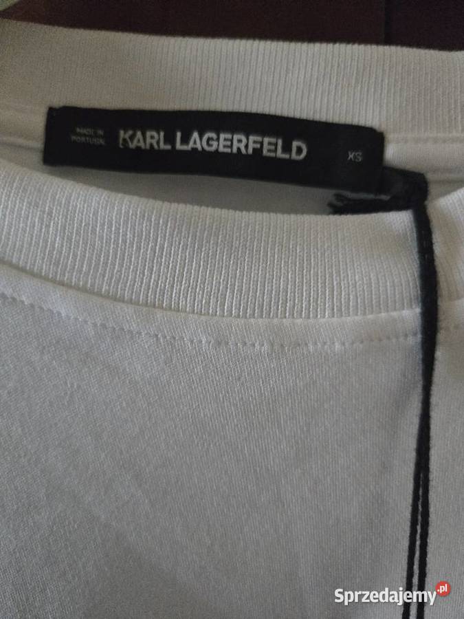 Biały Tshirt Karl Lagerfeld rozmiar XS Czaplinek sprzedam