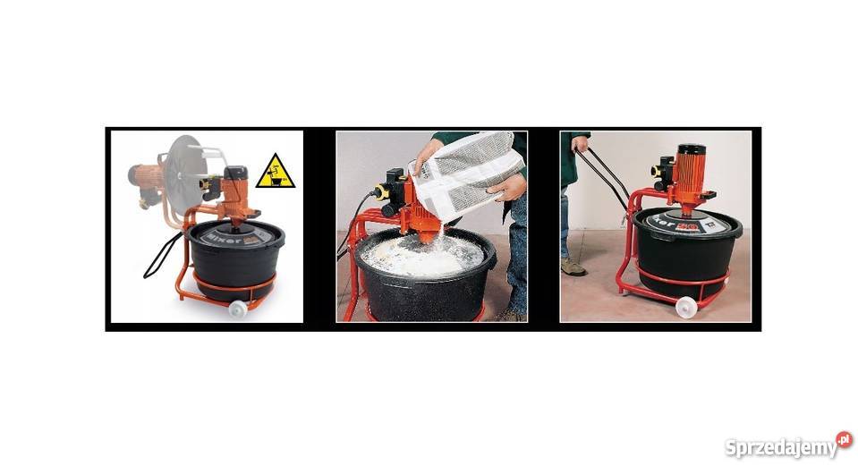 Mieszalnik MIXER 50 SUPER betoniarka klej Rok produkcji 2018 Poznań