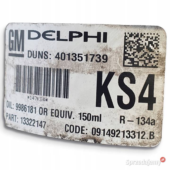 SPRĘŻARKA KLIMATYZACJI Opel Astra III H 16 16V Chełm sprzedam