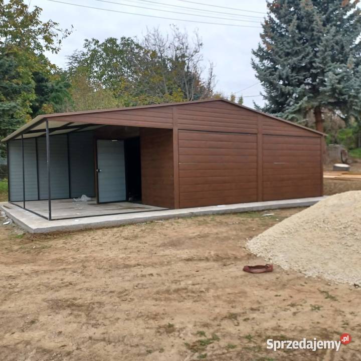 13 Garaż Blaszany 8x5m Blaszak Garaże Blaszane Dzierżoniów