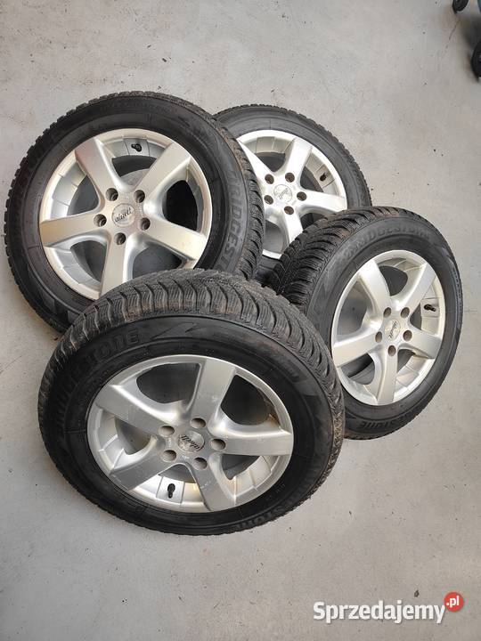 Koła zimowe Aluett 15 65j15H2 opony bridgestone Poskwitów