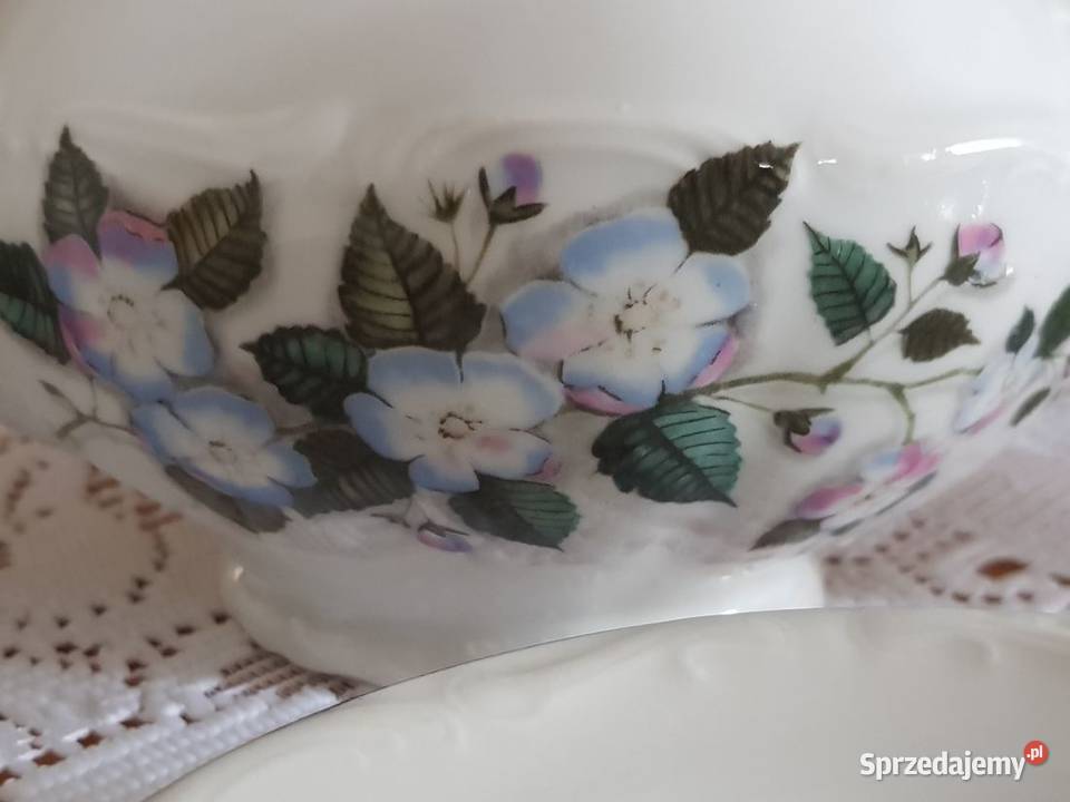 Bolesławiec porcelana talerzyki imbryk Kielce