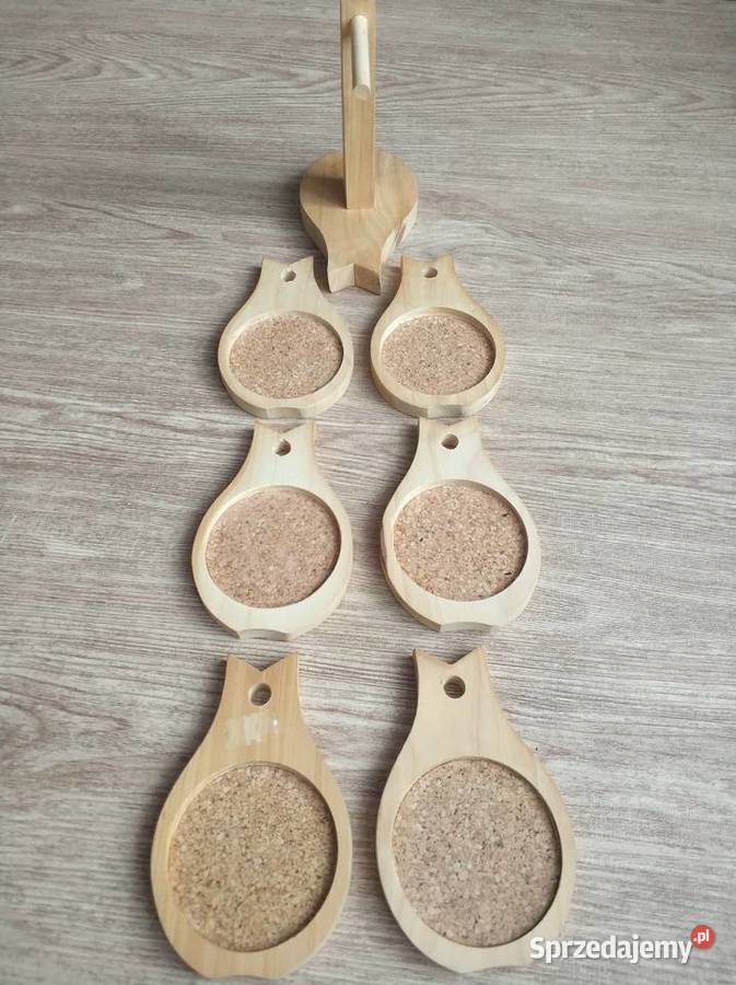 Podkladki korków drewniane