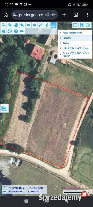 Działki budowlane Kuraszków sprzedam